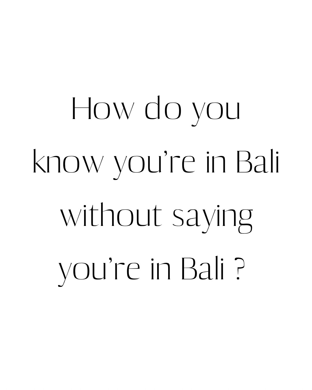 Bali meme